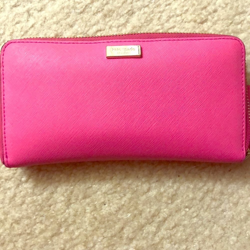 Kate Spade Hot Pink Wallet - used